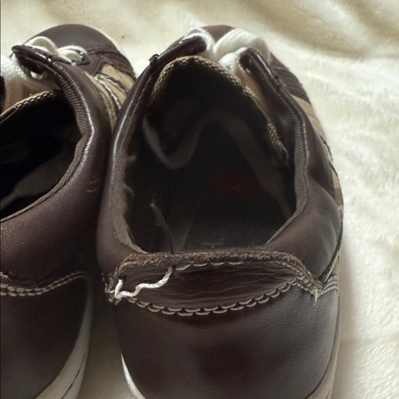 Coach Dark Brown and Tan Casual Sneakers - Picture 9 of 11
